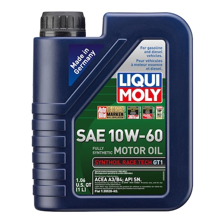 Liqui Moly Synthoil Race Tech GT1 10W-60, 1 Liter, 2068 2068